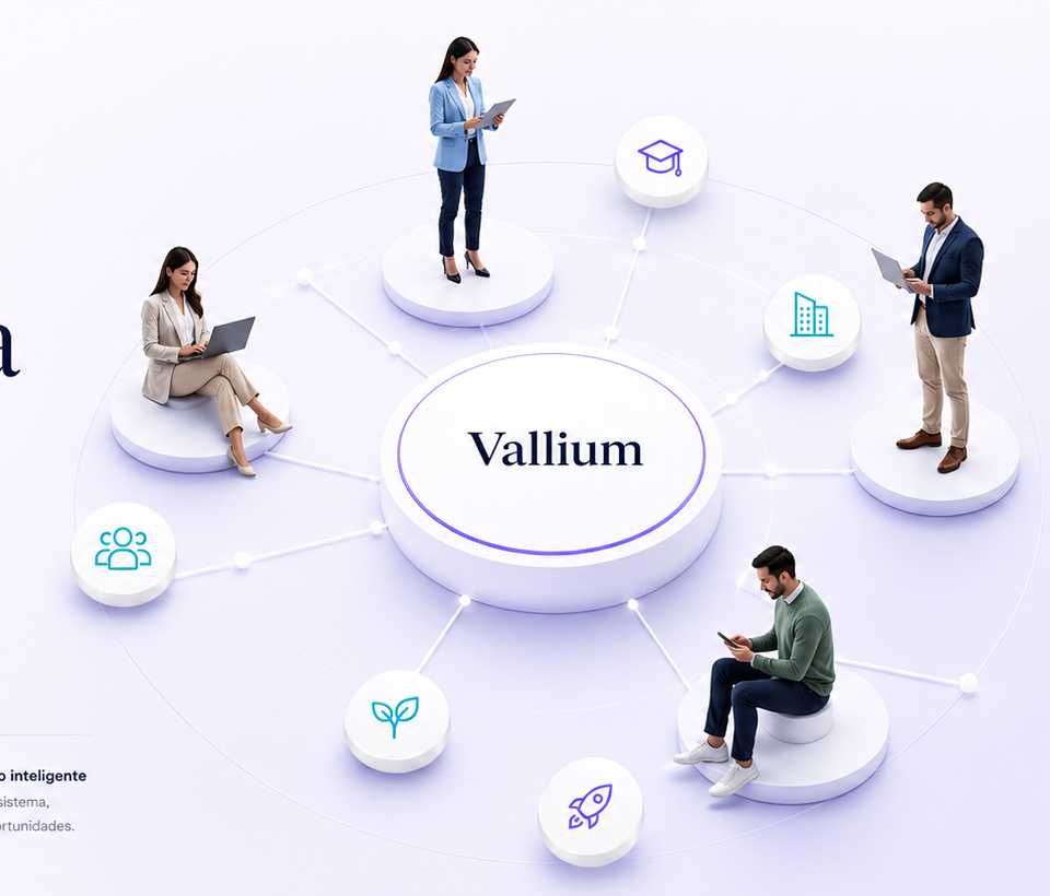 Personas, organizaciones y oportunidades conectadas alrededor de Vallium